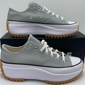 Converse Gray Platform Sneakers